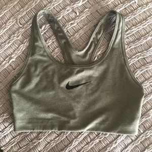 Nike Grey Racerback Sports Bra